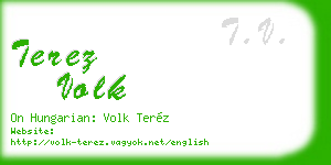 terez volk business card